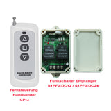 12V 24V 15A Funkschalter mit Fernbedienung für Funksteuerung DC Motor (Modell: 0020601)