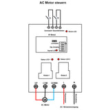 5km 1 Weg 230V 30A Fernbedienung Funkschalter Set für AC Elektro Motor (Modell: 0020129)