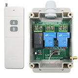 2 km 230V 30A Fernbedienung Funkschalter Set 2 Kanal AC Ausgang (Modell: 0020516)