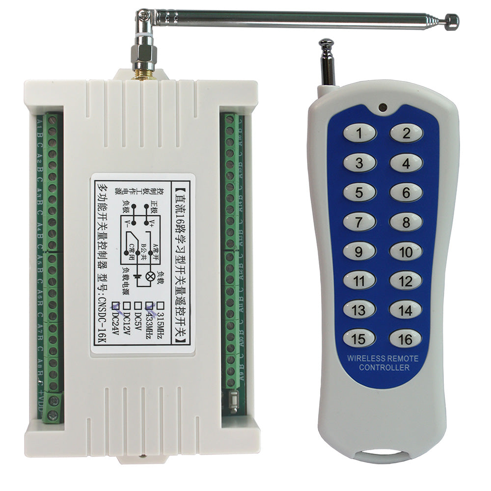 433MHz DC 12V Wireless RF Fernbedienung Relais Modul Schalter Empfänger 2- Kanal-Kanal Für Autotür Des Gleichstrom Motors