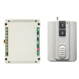 230V 380V Fernbedienung Funkschalter Set mit 2 Kanal 30A Relais Ausgang (Modell: 0020072)