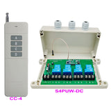 10~80V 4 Kanal 30A Relais Funkschalter Set mit Fernbedienung 5km