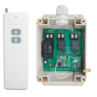 2 Kanal AC 230V 10A Ausgang Funkschalter mit Fernbedienung 5 km (Modell: 0020149)
