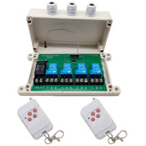 4 Kanal Potentialfreier Ausgang Funkschalter 230V 30A mit Fernbedienung