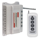 230V 380V 4 Kanal 10A Relais Ausgang Funkschalter mit Fernbedienung (Modell: 0020701)