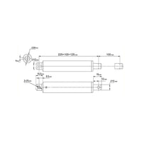12V 24V Micro Linearmotor Mini Elektrischer Linearantrieb Hub 100MM (Modell: 0041582)