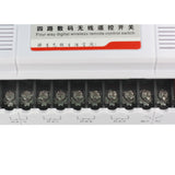 230V 380V 4 Kanal 10A Relais Ausgang Funkschalter mit Fernbedienung (Modell: 0020701)