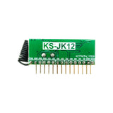 433MHz Funk Empfängermodul 12 Kanäle 5V Ausgang (Modell: 0020245)