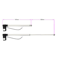 DC 12V 24V Elektrischer Linearantrieb 6000N 600Kg Hub 500 mm (Modell: 0041516)