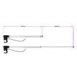 12V 24V 6000N Elektrischer Linearantrieb Hub 600mm mit Fernbedienung (Modell: 0020586)