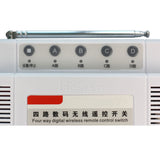 230V 380V 4 Kanal 10A Relais Ausgang Funkschalter mit Fernbedienung (Modell: 0020701)