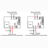1 Kanal DC 12V 24V Fernbedienung Funkschalter Set Potentialfreier Ausgang (Modell: 0020611)