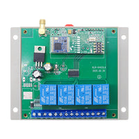 DC 12V 24V Fernbedienung Funkschalter Set 4-Wege Relais Ausgang 5 km (Modell: 0020013)