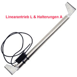 12V 24V 800N Edelstahl Elektrisch Linearantrieb L Hub 200 mm (Modell: 0041965)