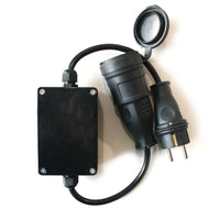 16A IP44 EU Funk Steckdose mit Funkschalter und Netzstecker (Modell: 0020717)