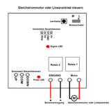 12V 24V 6000N Linearantrieb Hub 200mm mit 1 Kanal Fernbedienung Funkschalter (Modell: 0020582)