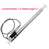 12V 24V 800N Edelstahl Elektrisch Linearantrieb L Hub 200 mm (Modell: 0041965)