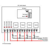 DC 12V 24V Fernbedienung Funkschalter Set 4-Wege Relais Ausgang 5 km (Modell: 0020013)