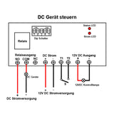 2 km DC Funk Transceiver 12V Sync Steuerung Relais Modul (Modell 0023101)
