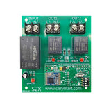 2 Kanal AC 230V 10A Ausgang Funkschalter mit Fernbedienung 5 km (Modell: 0020149)
