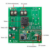 5 km Fernbedienung Funkschalter Set 1 Kanal DC 10A Ausgang (Modell: 0020140)