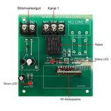 2000 Meter 1 Kanal DC 10A Funkschalter mit Fernbedienung (Modell: 0020198)
