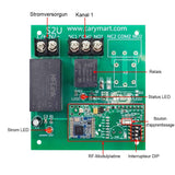 1 Kanal 230V 10A Funkschalter Empfänger Lange Reichweite 5 km (Modell: 0020688)