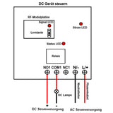 2Km Wasserdicht 1 Kanal 230V 10A Relais Funkschalter mit Fernbedienung (Modell: 0020469)