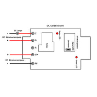 1 Kanal DC 10V~80V 30A Relais Schalter mit Fernbedienung (Modell: 0020014)