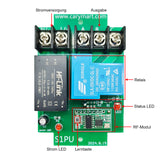 Wechselstrom 230V Funkschalter 1 Kanal 30A Relais Ausgang Empfänger