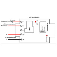 1 Kanal DC 10V~80V 30A Relais Schalter mit Fernbedienung (Modell: 0020014)