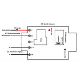1 Kanal DC 10V~80V 30A Relais Schalter mit Fernbedienung (Modell: 0020014)