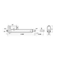 12V 24V 2000N Elektrischer Linearantrieb mit einstellbarem Hub 450MM (Modell: 0041698)