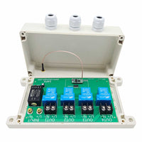 230V 6900 Watt Funkschalter 4 Kanal AC Ausgang mit Fernbedienung (Modell: 0020477)