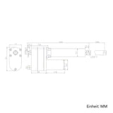 12V 24V Elektrischer Linearantrieb 8000N 800kg Hub 1000 mm (Modell: 0041548)