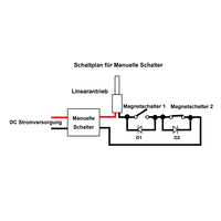 100MM 12V 24V Elektrischer Linearantrieb Einstellbarem Hub (Modell: 0041722)