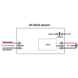 AC 15A Funkschalter und Fernbedienung ausgelöst durch 230V Netzteil (Modell: 0023004)
