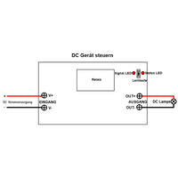 1 Kanal 8~26V Fernbedienung Funkschalter Set Ausgelöst durch DC Strom (Modell: 0023006)