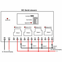 5Km DC 8~80V Fernbedienung Funkschalter Set 4 Kanal 30A Relaisausgang (Modell: 0020110)