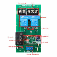 5km 1 Weg 230V 30A Fernbedienung Funkschalter Set für AC Elektro Motor (Modell: 0020129)