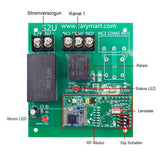 Lange Reichweite 5km Wechselstrom 230V Funkschalter 10A Relais Ausgang Empfänger
