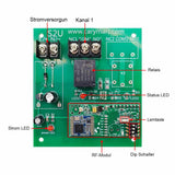 DC Funkschalter und Fernbedienung Ausgelöst durch Potentialfreier Kontakt 5km (Modell: 0020692)