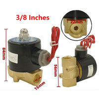 12V 24V Magnetventil mit Fernbedienung Funkschalter und Stromadapter (Modell: 0020568)