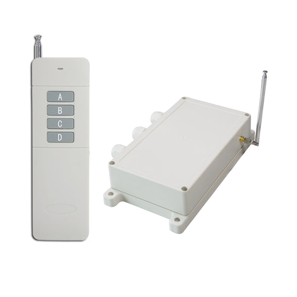 230V 30A Fernbedienung Funkschalter Set 4 Kanal AC Ausgang 2 Km (Modell: 0020479)
