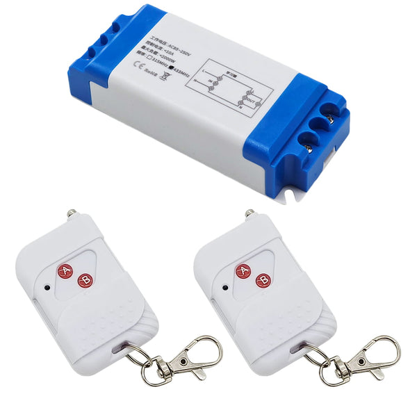 85~250V 10A Fernbedienung Funkschalter Set 1 Kanal AC Strom Ausgabe (Modell: 0020613)