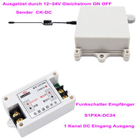 1 Kanal 8~26V Fernbedienung Funkschalter Set Ausgelöst durch DC Strom (Modell: 0023006)