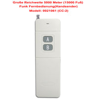 5 km Fernbedienung Funkschalter Set 10~80V 30A 2-Kanal-DC-Ausgang (Modell: 0020115)