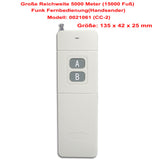 2 Kanal AC 230V 10A Ausgang Funkschalter mit Fernbedienung 5 km (Modell: 0020149)