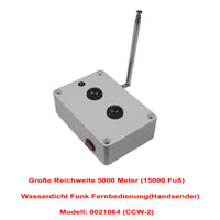 5 km Fernbedienung Funkschalter Set 10~80V 30A 2-Kanal-DC-Ausgang (Modell: 0020115)