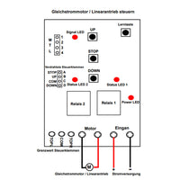 1 Kanal 12V 24V 10A Funkschalter mit Fernbedienung für Linearantrieb Steuerung (Modell: 0020317)